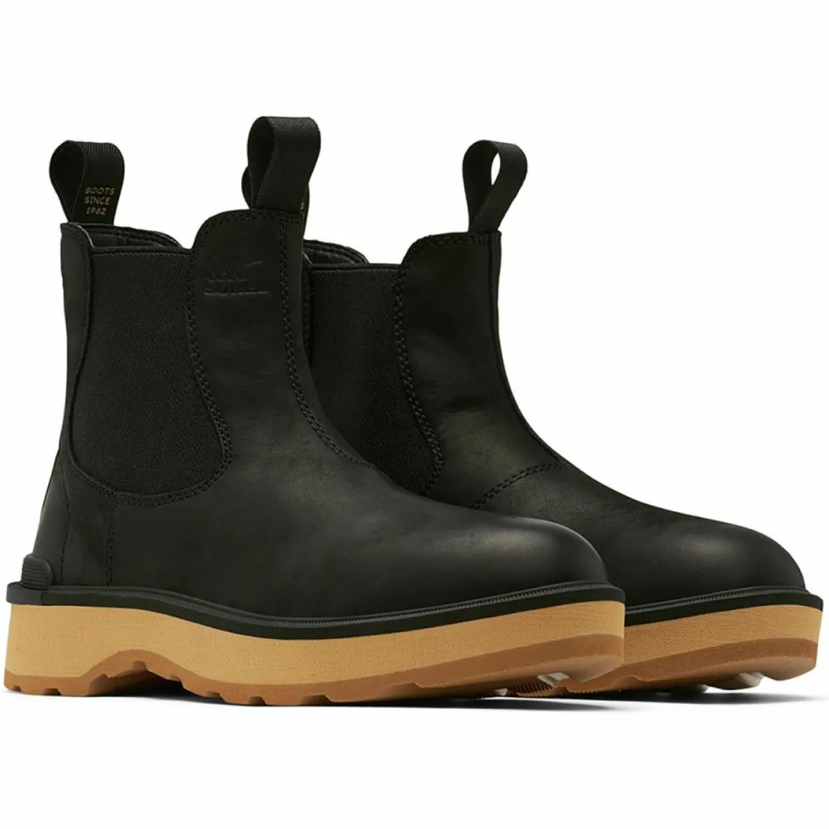 Sorel Bottines|Chelsea boots en Velours de Cuir Hi-Line noires