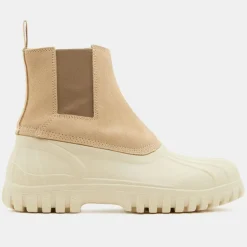 Diemme Bottines|Chelsea Boots en Velours de Cuir Balbi beiges