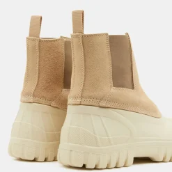 Diemme Bottines|Chelsea Boots en Velours de Cuir Balbi beiges