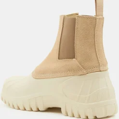 Diemme Bottines|Chelsea Boots en Velours de Cuir Balbi beiges