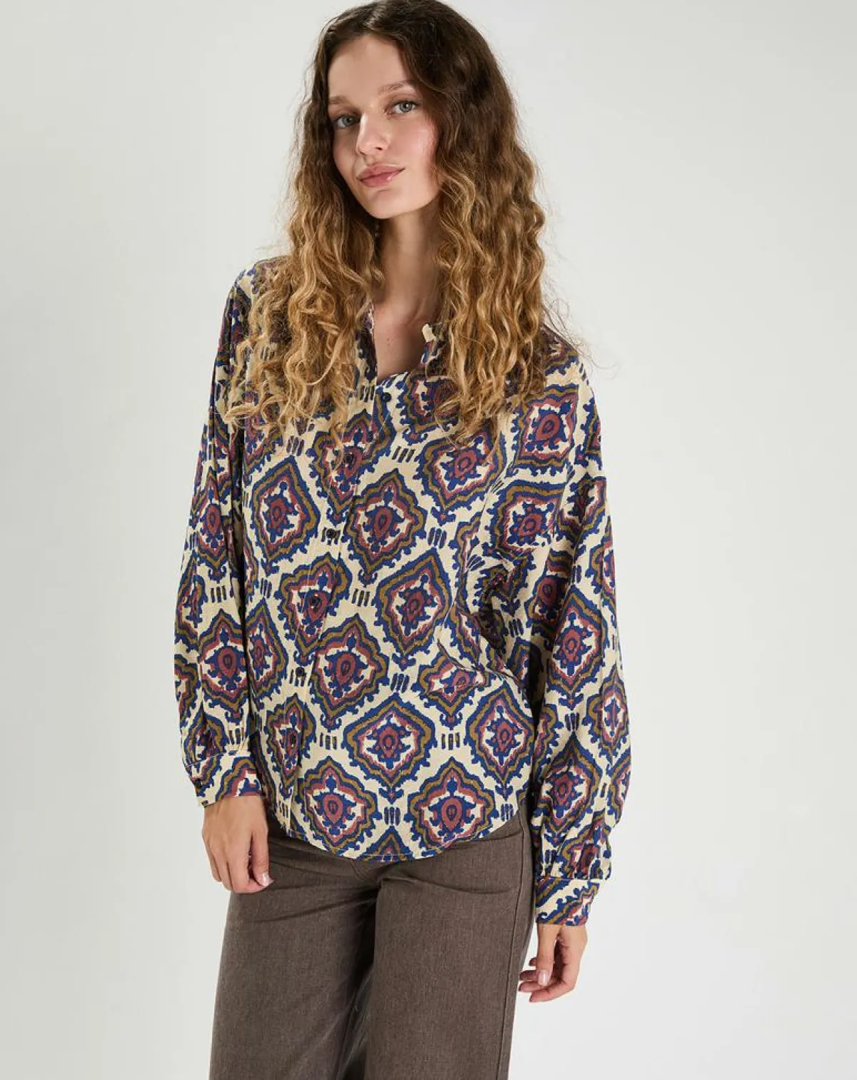 The Korner Chemises|Chemise Inaya multicolore