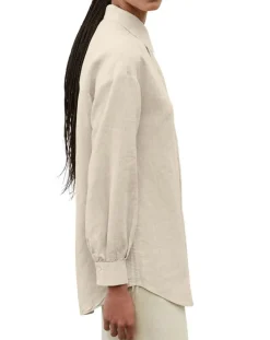 Marc O'Polo Chemises|Chemise 100% Lin Drapé beige