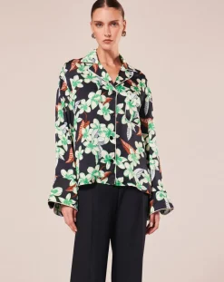Tara Jarmon Chemises|Chemise à motif fleurs nocturne