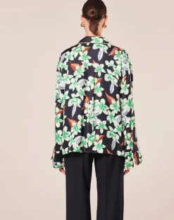 Tara Jarmon Chemises|Chemise à motif fleurs nocturne