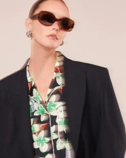 Tara Jarmon Chemises|Chemise à motif fleurs nocturne