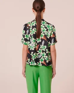 Tara Jarmon Chemises|Chemise à motif fleurs nocturne