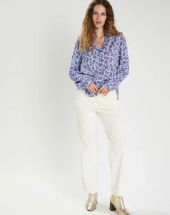 The Korner Chemises|Chemise Paola bleue