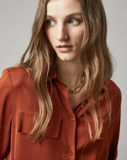 Marc O'Polo Chemises|Chemise à Poche orange