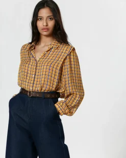 The Korner Chemises|Chemise Romane jaune