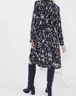 See u Soon Chemises|Chemise Acacia tachetée noire