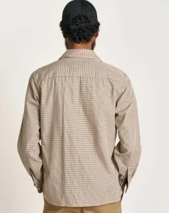 Bellerose Chemises|Chemise ajustée Goet à carreaux beige