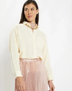 Galeries Lafayette Chemises|Chemise ample et fluide Paros écrue