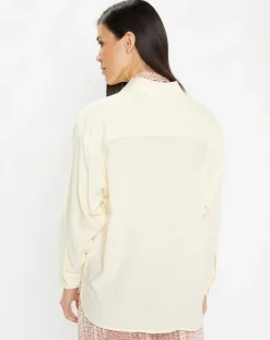 Galeries Lafayette Chemises|Chemise ample et fluide Paros écrue