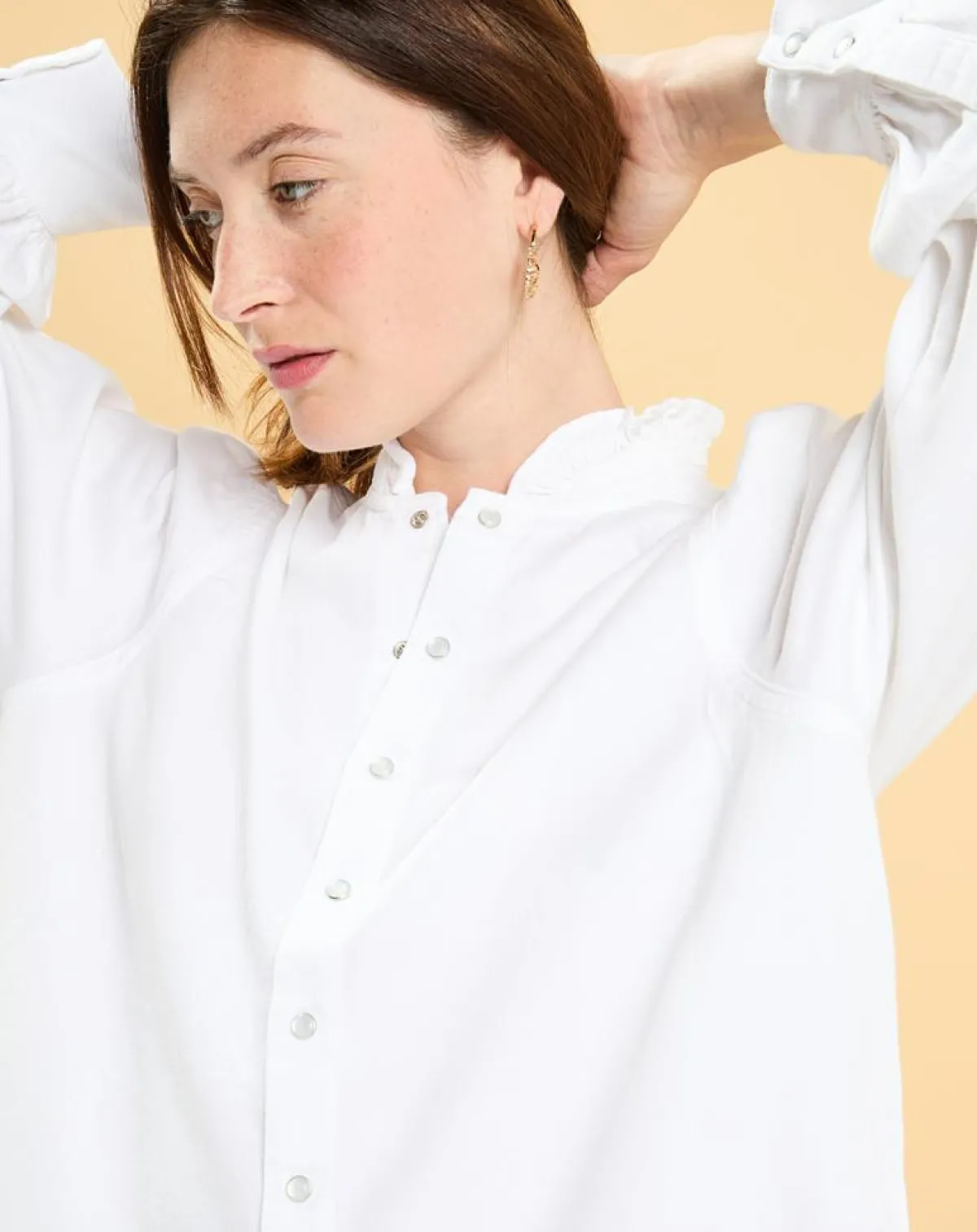 Acquaverde Chemises|Chemise Arielle blanche