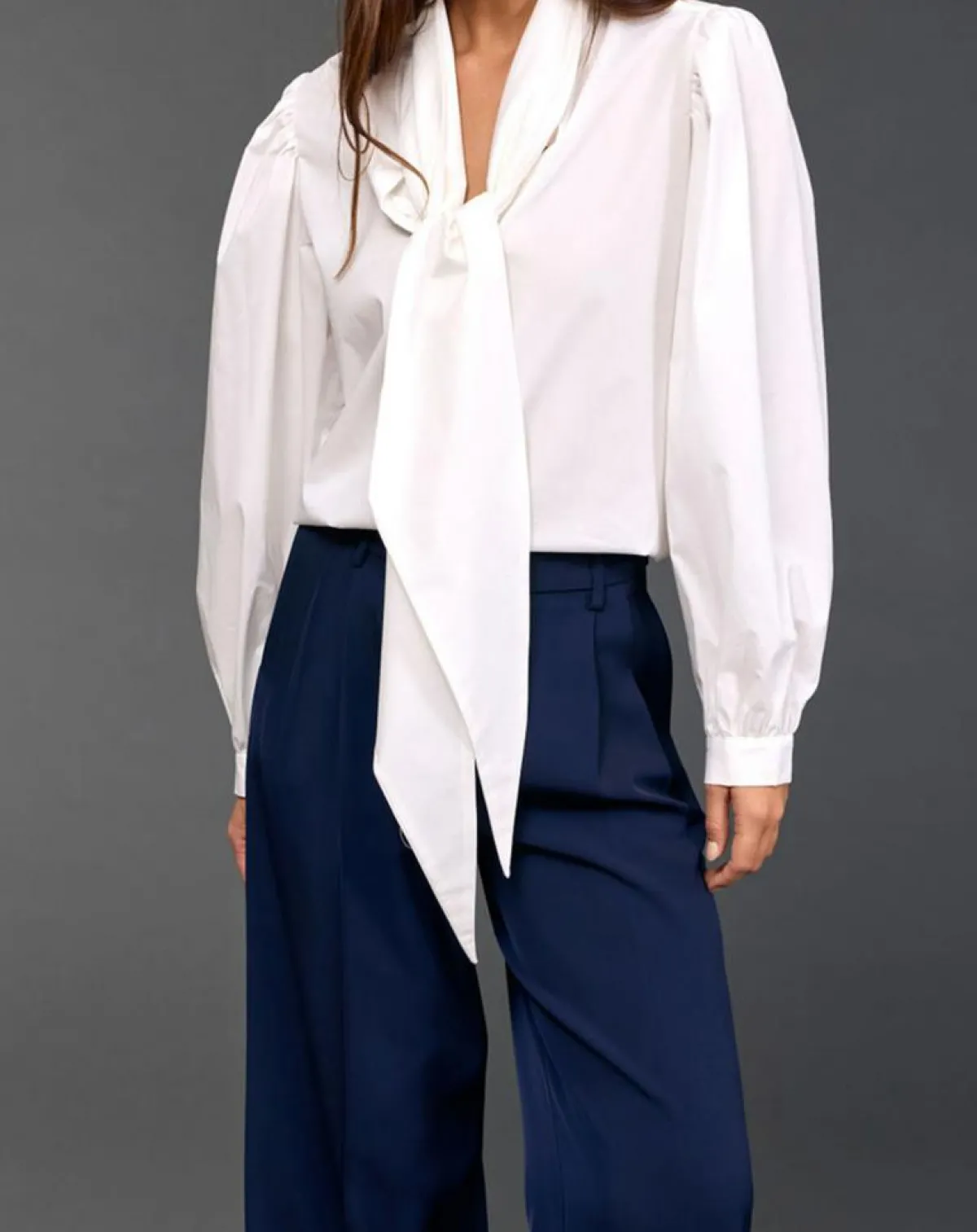 Lauren Vidal Chemises|Chemise Azami rayée blanche