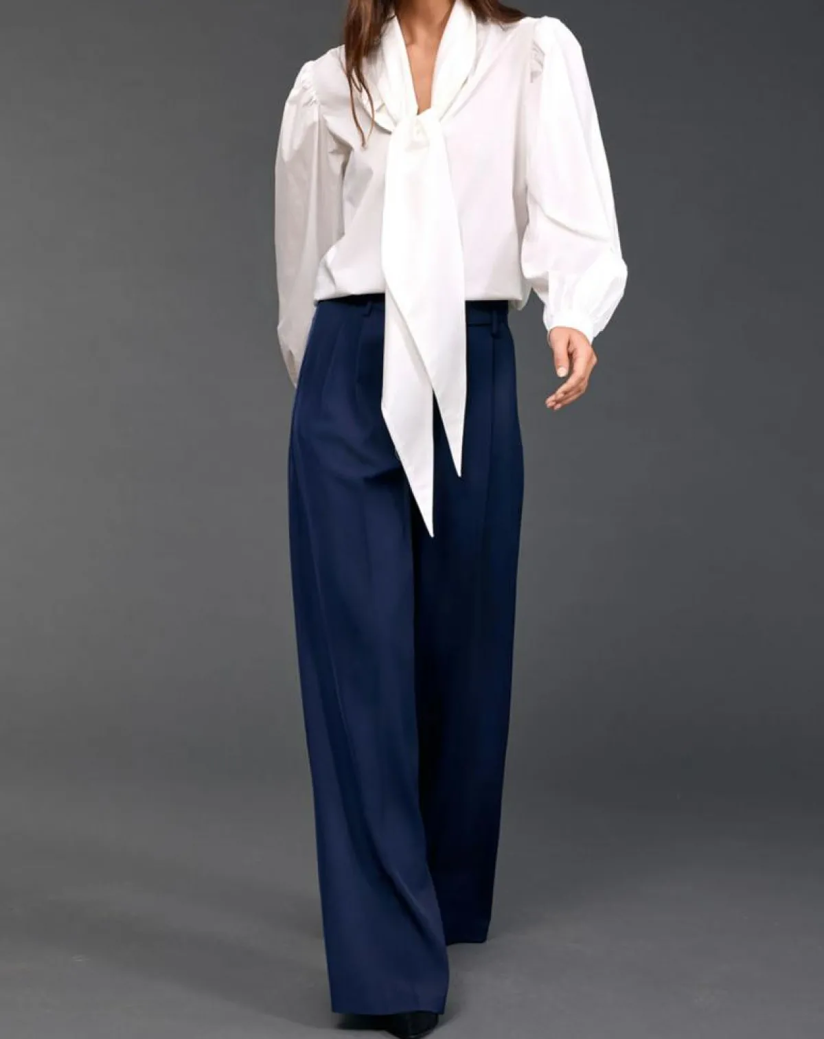 Lauren Vidal Chemises|Chemise Azami rayée blanche