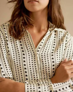 Belair Tops Et Blouses|Chemise Babou imprimée écrue