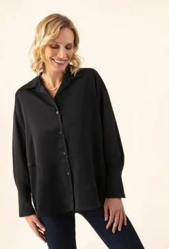 Bleu Blanc Rouge Chemises|Chemise Bettyna noir