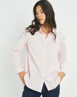 Lauren Vidal Chemises|Chemise Biba rose pâle