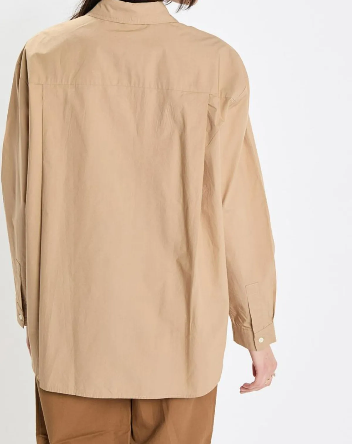 Marc O'Polo Chemises|Chemise boyfriend beige