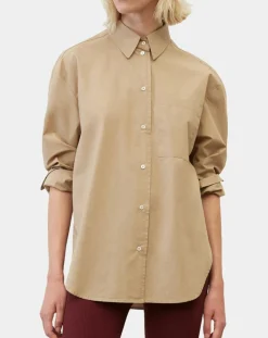 Marc O'Polo Chemises|Chemise boyfriend beige