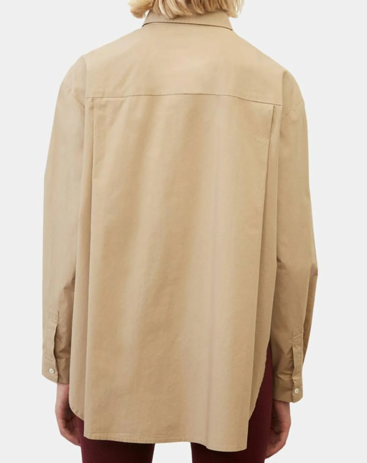 Marc O'Polo Chemises|Chemise boyfriend beige