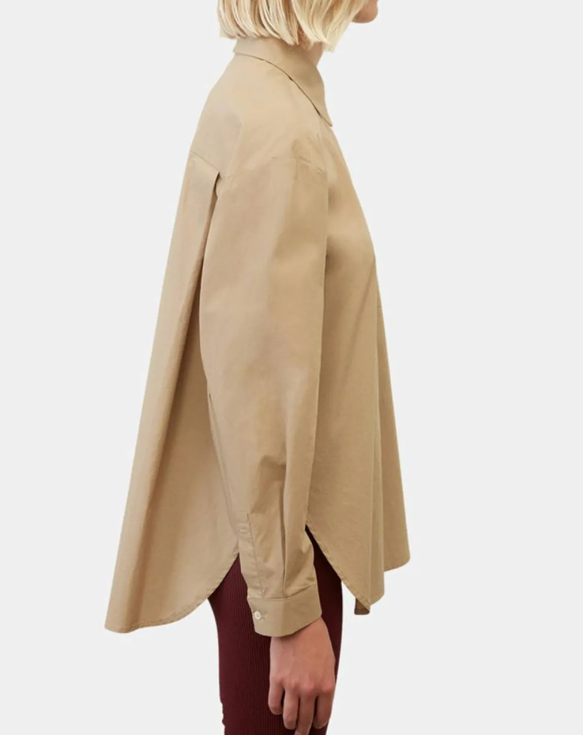 Marc O'Polo Chemises|Chemise boyfriend beige