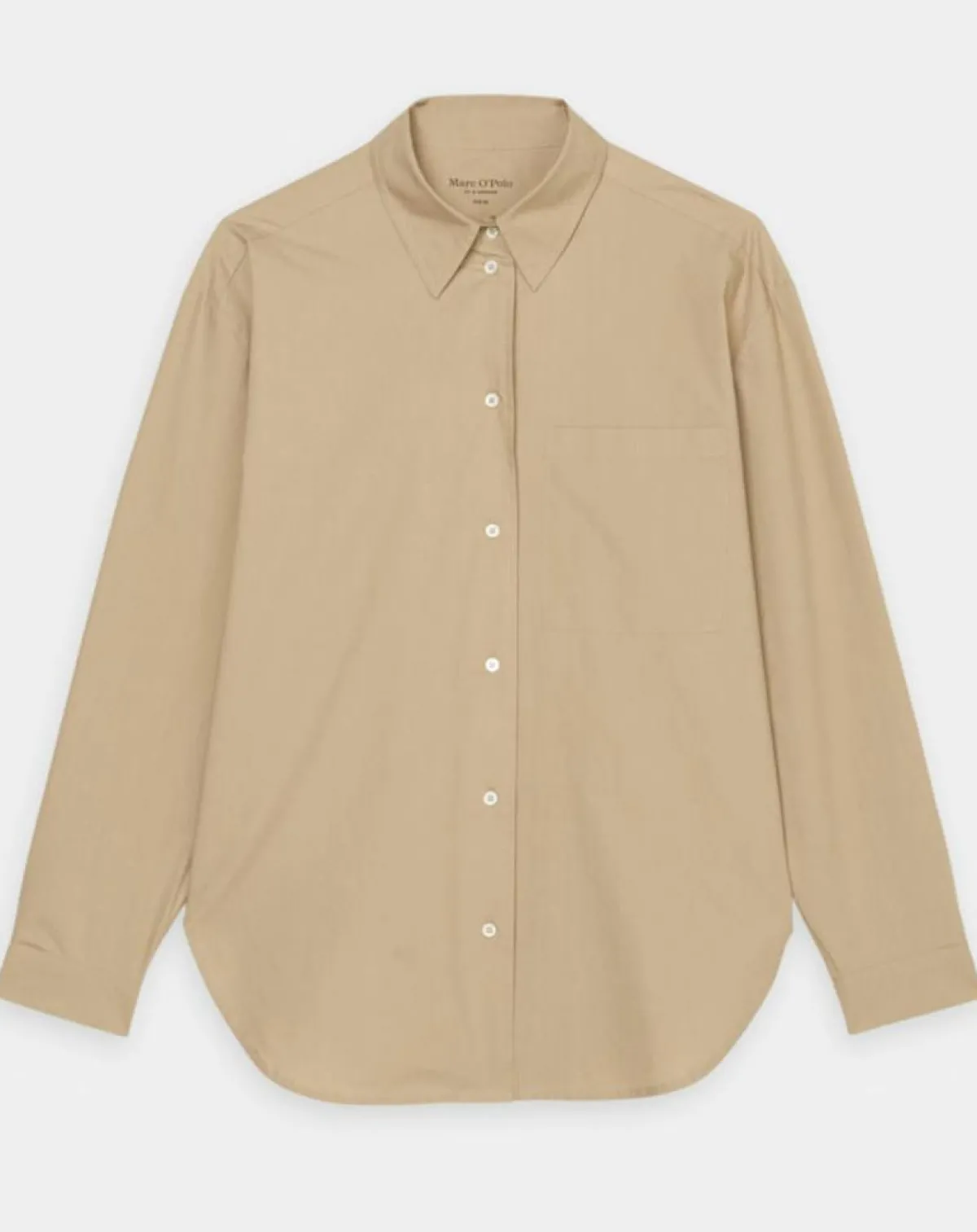 Marc O'Polo Chemises|Chemise boyfriend beige