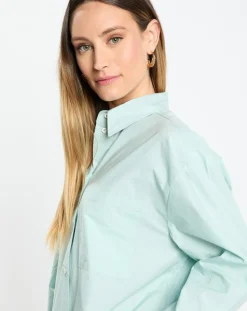 Marc O'Polo Chemises|Chemise boyfriend bleu clair