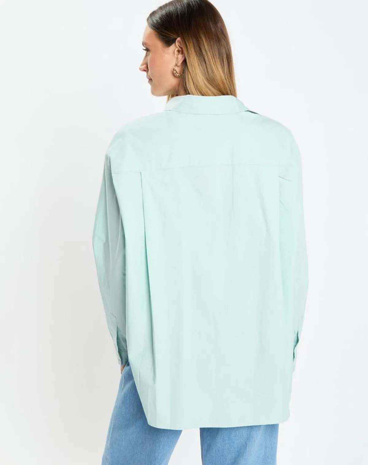 Marc O'Polo Chemises|Chemise boyfriend bleu clair