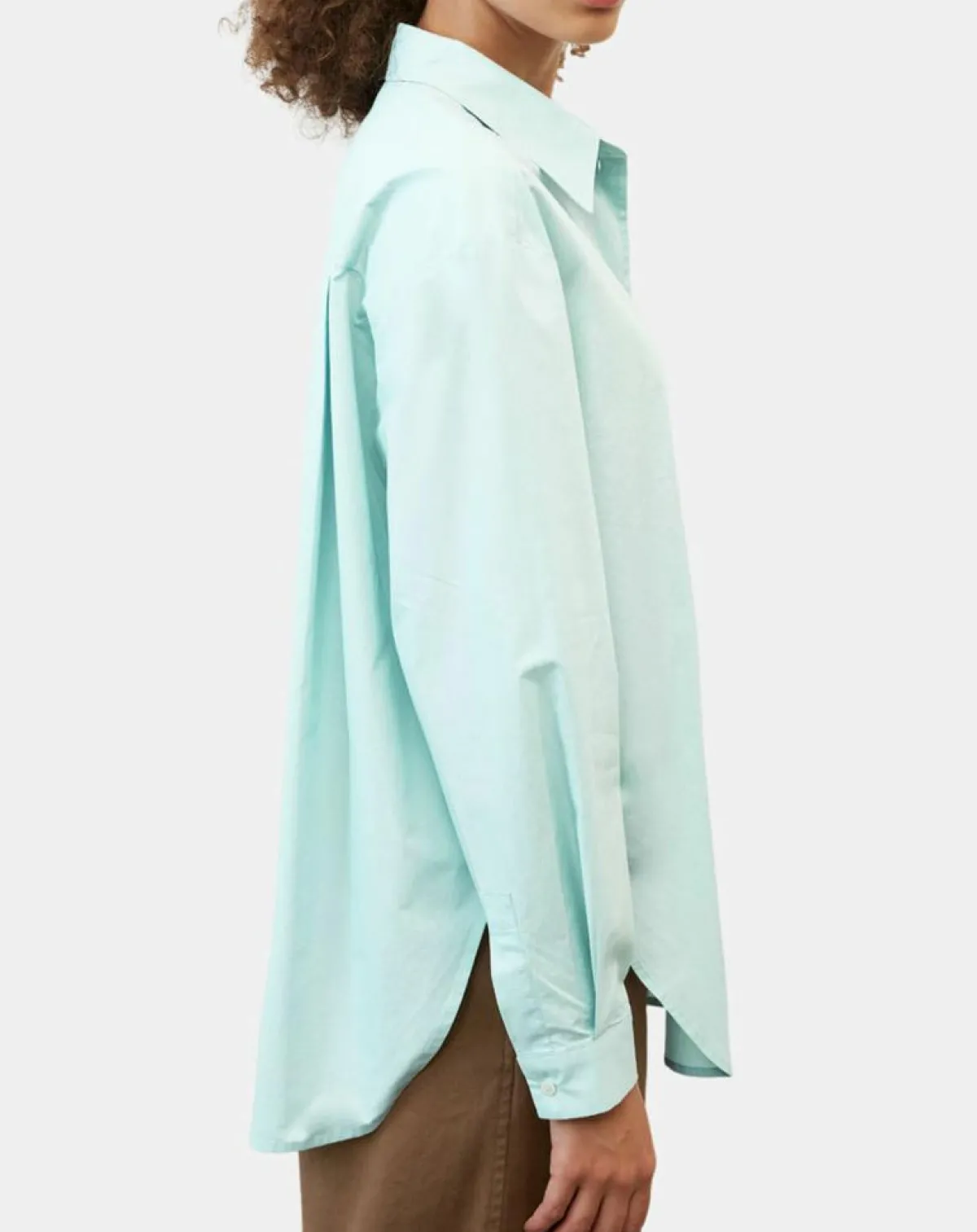 Marc O'Polo Chemises|Chemise boyfriend bleu clair