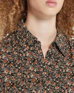 Yerse Chemises|Chemise Camille à fleurs multicolore