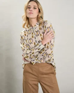 Hartford Chemises|Chemise Camu blanc brut