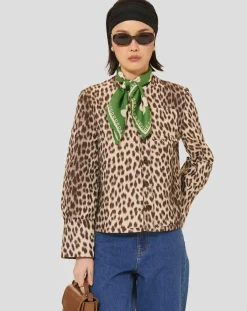 Tara Jarmon Chemises|Chemise Coco léopard chocolat