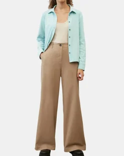 Marc O'Polo Chemises|Chemise col polo bleu clair