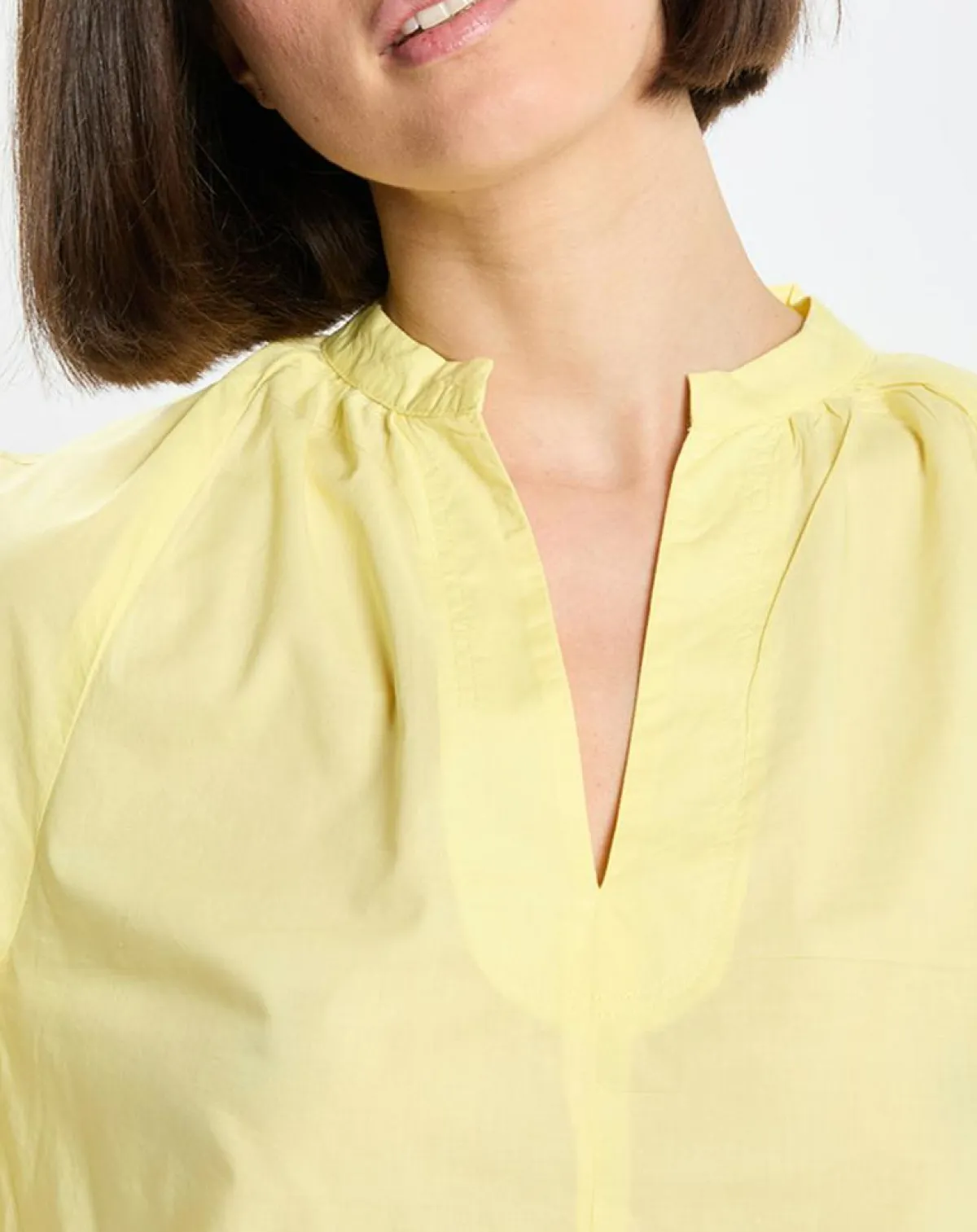 Marc O'Polo Chemises|Chemise Col V en Coton Bio jaune