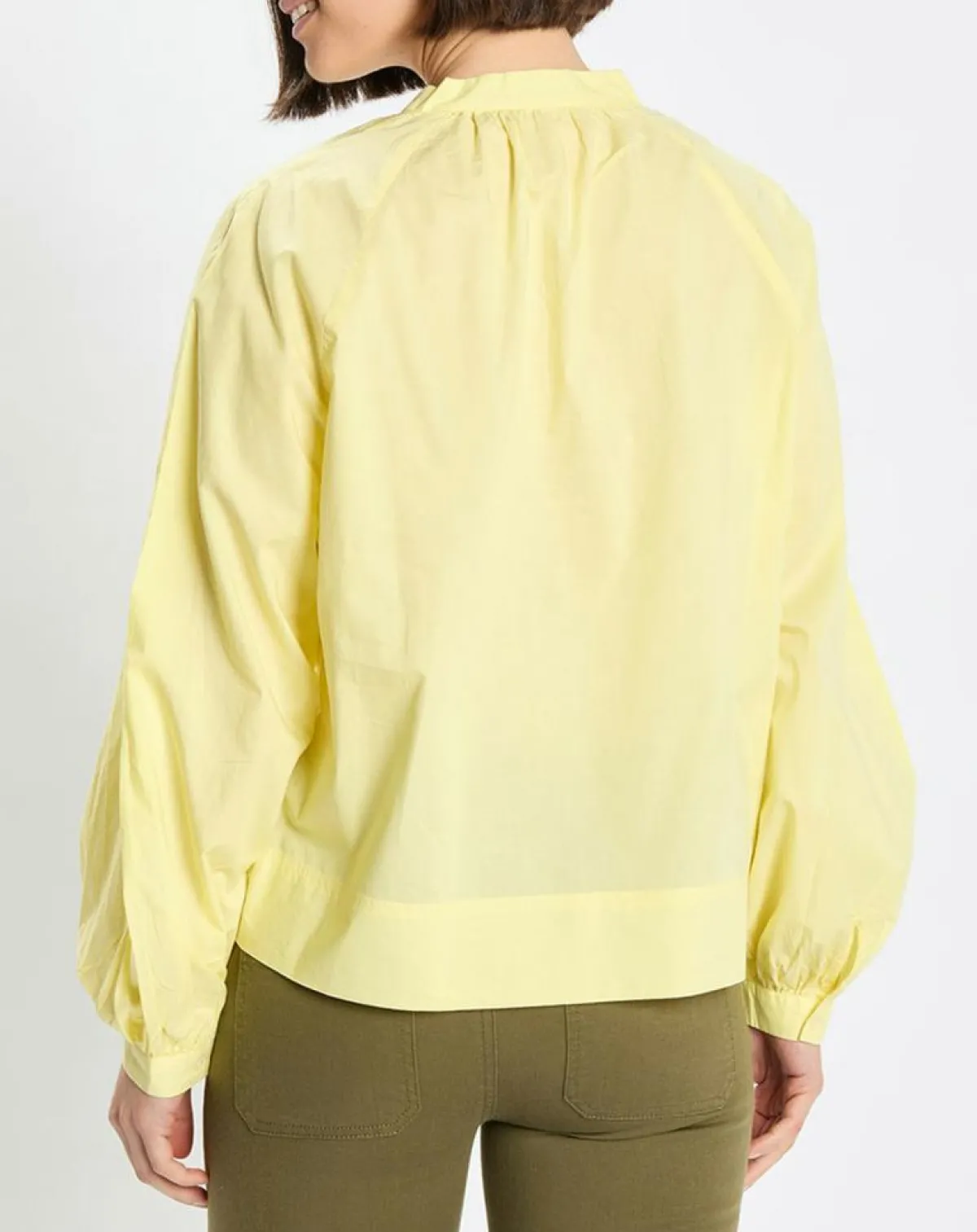 Marc O'Polo Chemises|Chemise Col V en Coton Bio jaune
