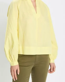 Marc O'Polo Chemises|Chemise Col V en Coton Bio jaune