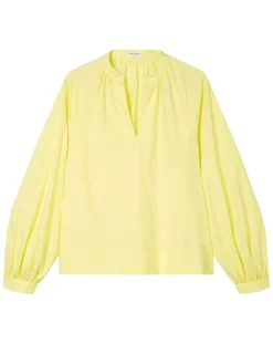 Marc O'Polo Chemises|Chemise Col V en Coton Bio jaune