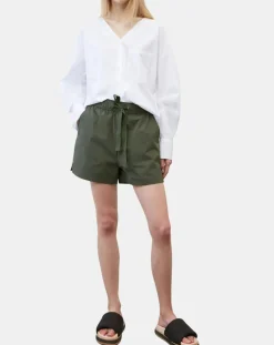 Marc O'Polo Chemises|Chemise col V poche blanche