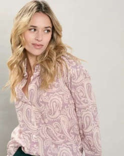 Hartford Chemises|Chemise Comedy imprimée parme