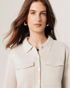 Rodier Chemises|Chemise Concepcion poches poitrine blanc écru