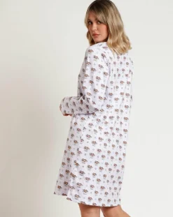 Admas Lingerie, Nuit|Chemise de nuit All You Need Is Sleep C mauve