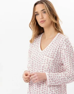 Le Chat Lingerie, Nuit|Chemise de nuit Aurore multicolore