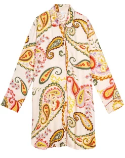 Le Chat Lingerie, Nuit|Chemise de nuit boutonnée Allegra multicolore