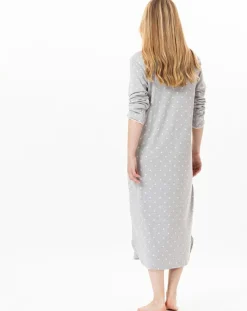 Le Chat Lingerie, Nuit|Chemise de nuit Chamade gris chiné