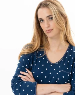 Le Chat Lingerie, Nuit|Chemise de nuit Chamade prusse