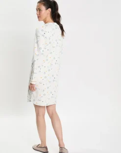 Le Chat Lingerie, Nuit|Chemise de nuit Céleste écrue