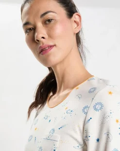 Le Chat Lingerie, Nuit|Chemise de nuit Céleste écrue