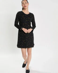 Le Chat Lingerie, Nuit|Chemise de nuit Céleste noire